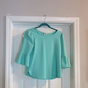 Teal blouse